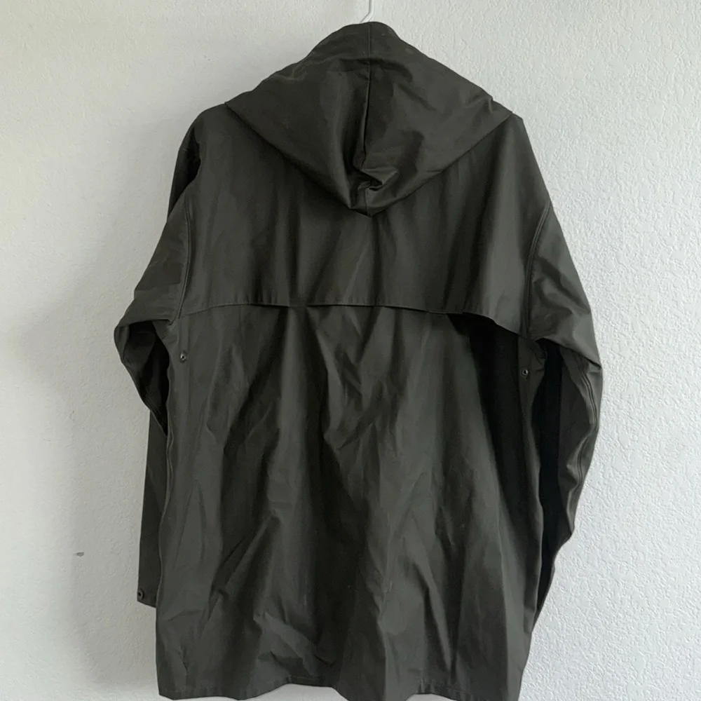 TIMBERLAND MENS PRO SERIES RAIN JACKET HOOD OLIVE GREEN PERFORMANCE OUTDOORS